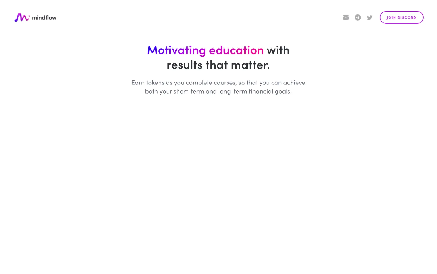 Landing page with scroll animations